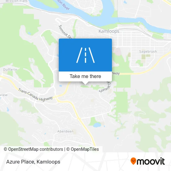 Azure Place map