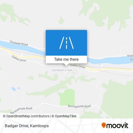 Badger Drive map