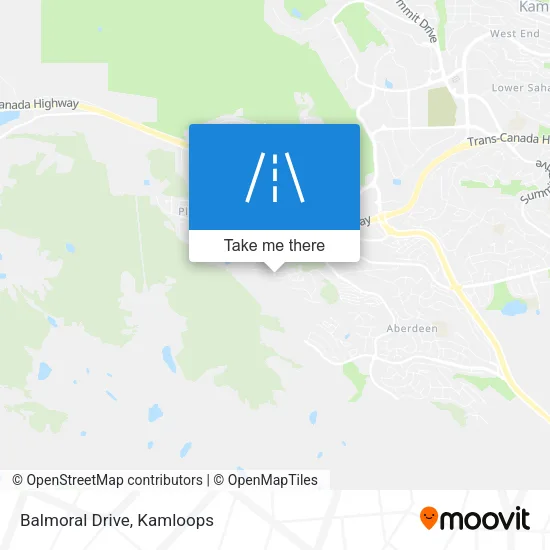 Balmoral Drive map