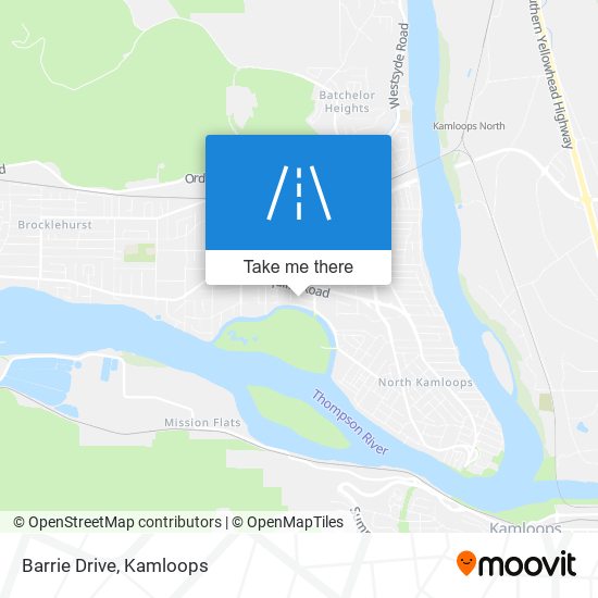 Barrie Drive map