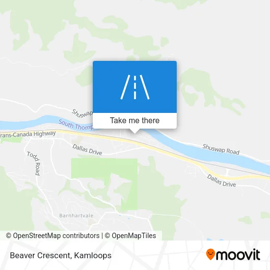 Beaver Crescent map