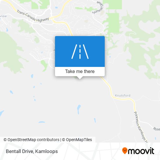 Bentall Drive map