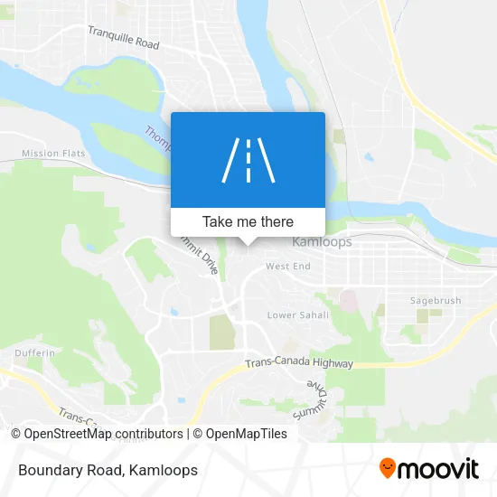 Boundary Road map
