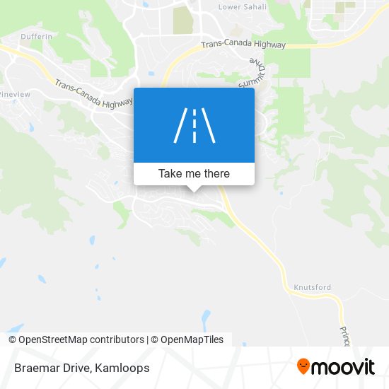 Braemar Drive map