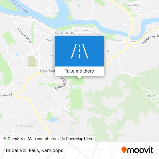 Bridal Veil Falls plan