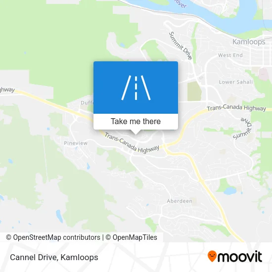 Cannel Drive map
