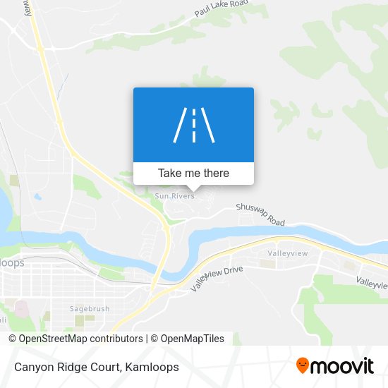 Canyon Ridge Court map