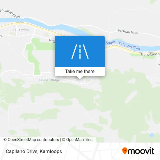 Capilano Drive map
