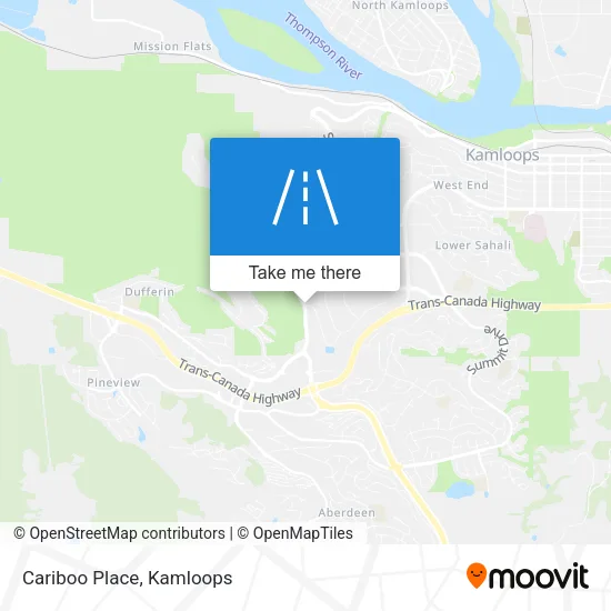 Cariboo Place map