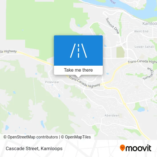 Cascade Street map