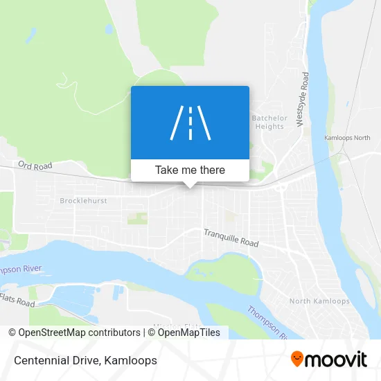 Centennial Drive map