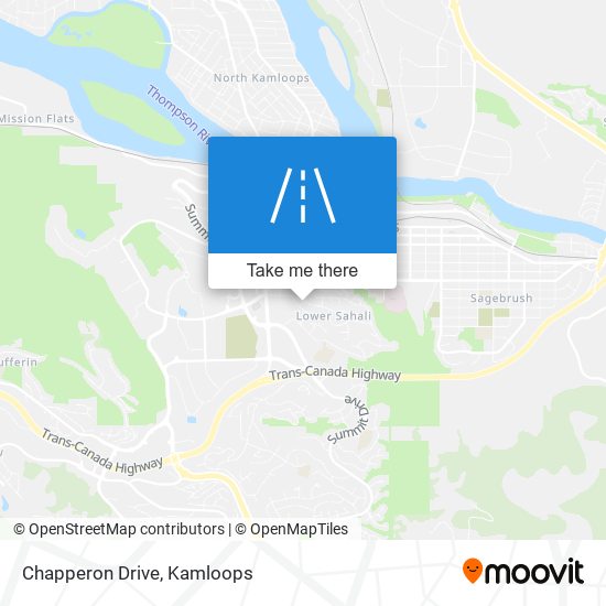 Chapperon Drive map