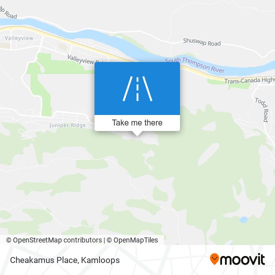 Cheakamus Place map