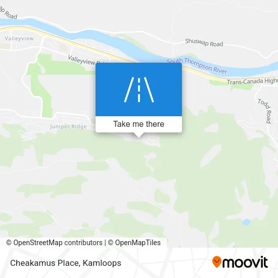 Cheakamus Place map