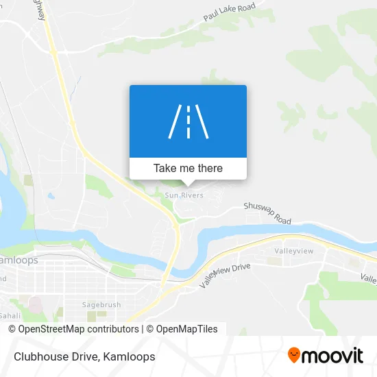 Clubhouse Drive map