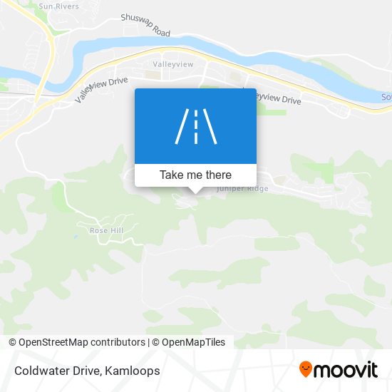 Coldwater Drive map