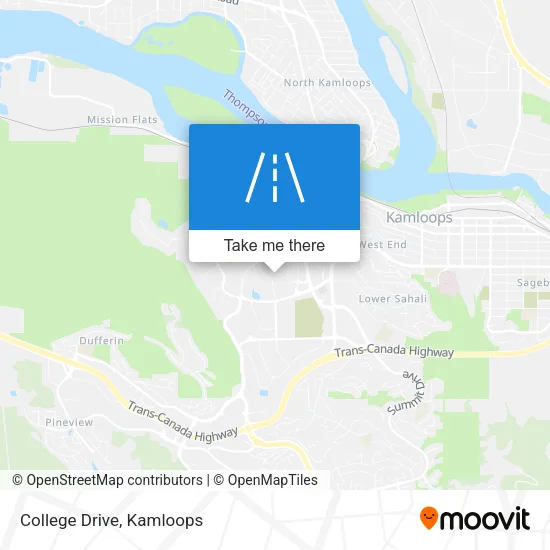 College Drive map