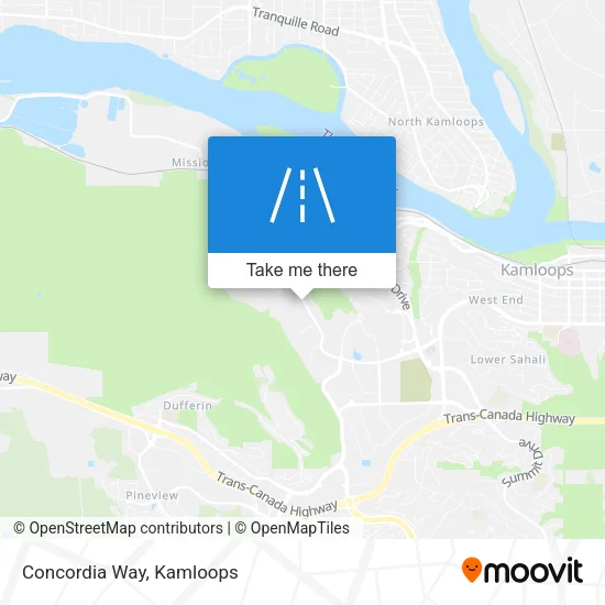 Concordia Way map