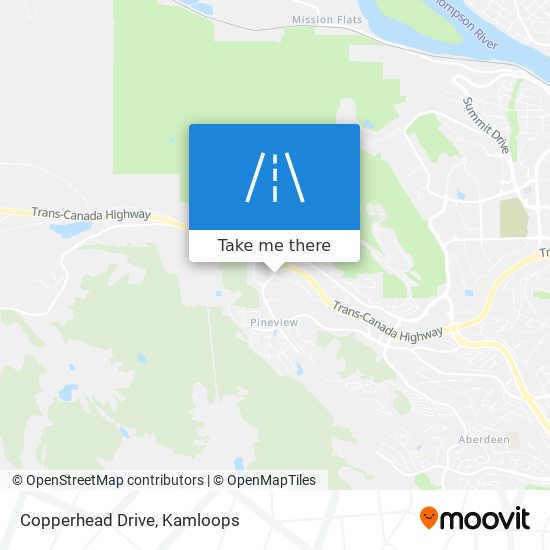 Copperhead Drive map