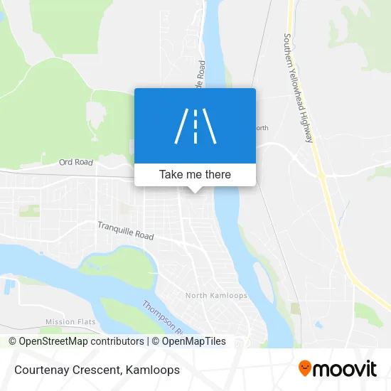 Courtenay Crescent map