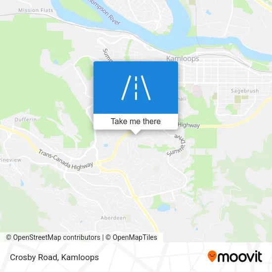 Crosby Road map