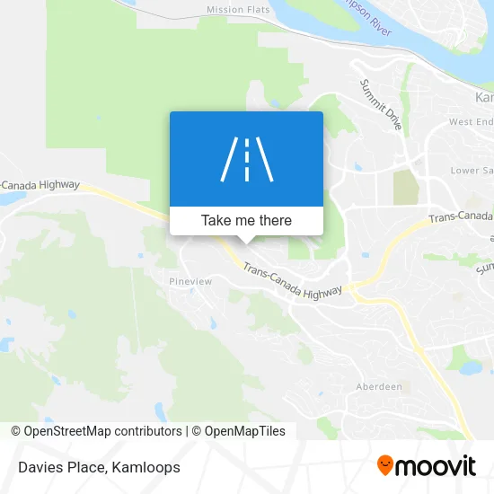 Davies Place map