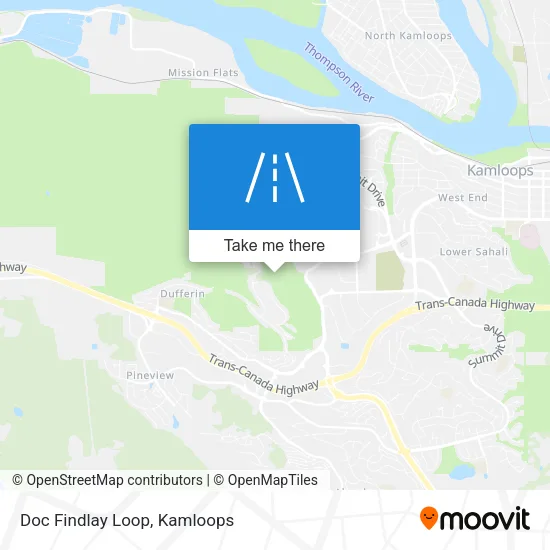 Doc Findlay Loop map
