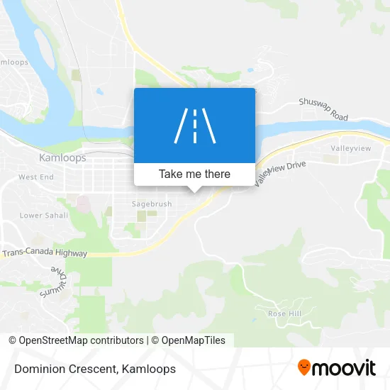 Dominion Crescent map