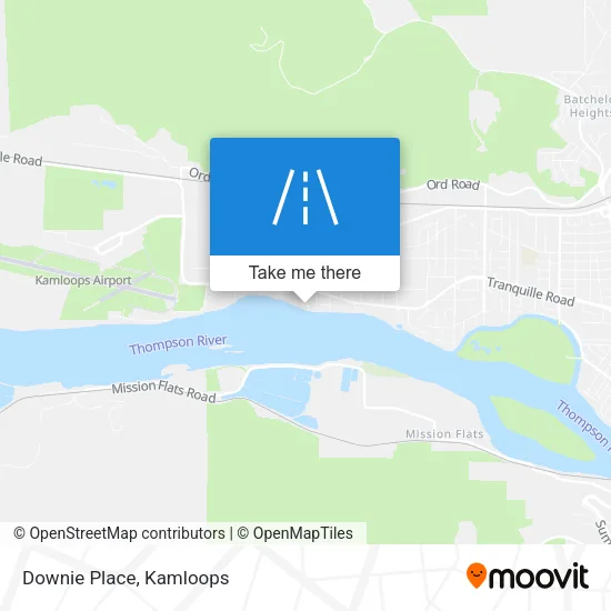 Downie Place map