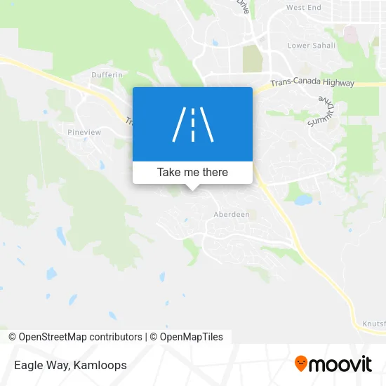 Eagle Way map