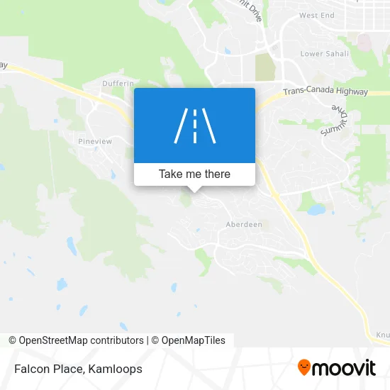 Falcon Place map