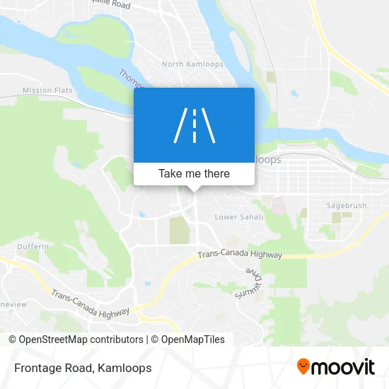 Frontage Road map