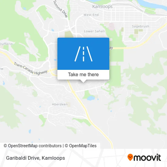 Garibaldi Drive map