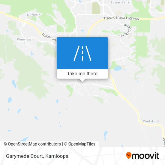 Garymede Court map
