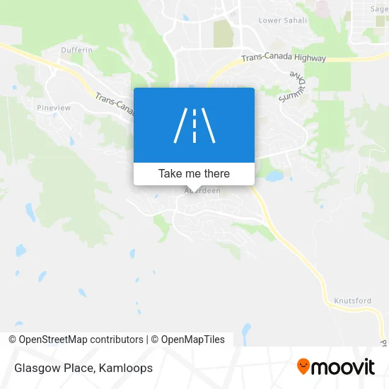 Glasgow Place map
