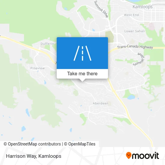 Harrison Way map