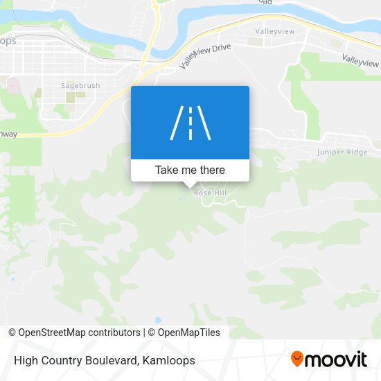 High Country Boulevard plan