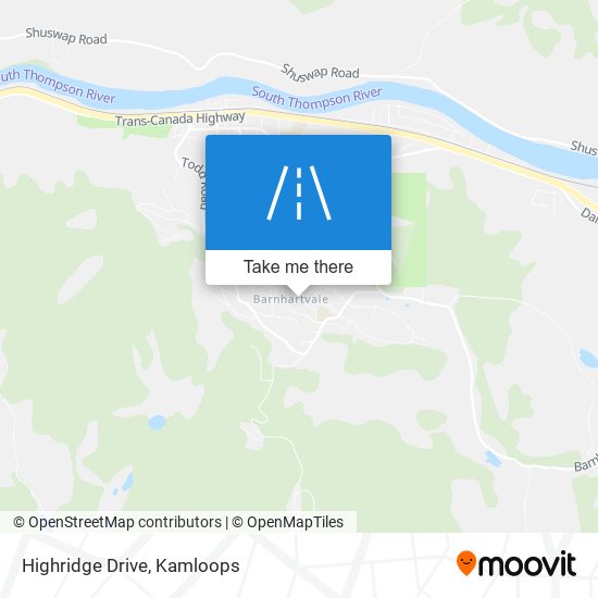 Highridge Drive map