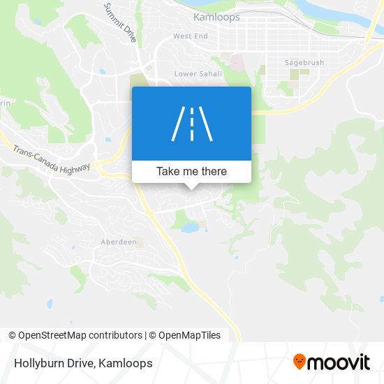 Hollyburn Drive map