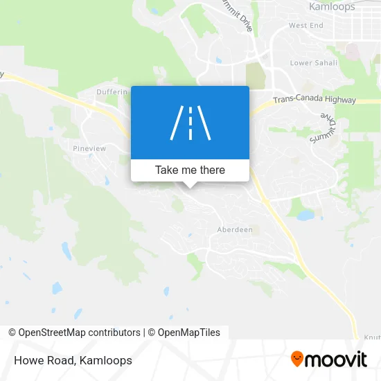 Howe Road map