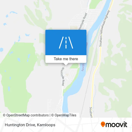 Huntington Drive map