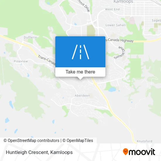 Huntleigh Crescent map