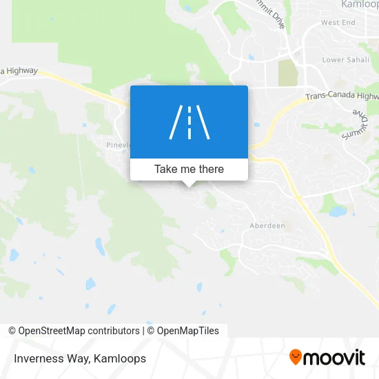 Inverness Way map