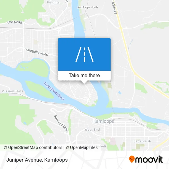 Juniper Avenue map