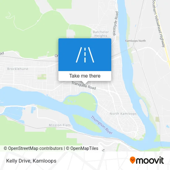 Kelly Drive map