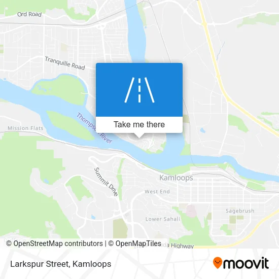 Larkspur Street map