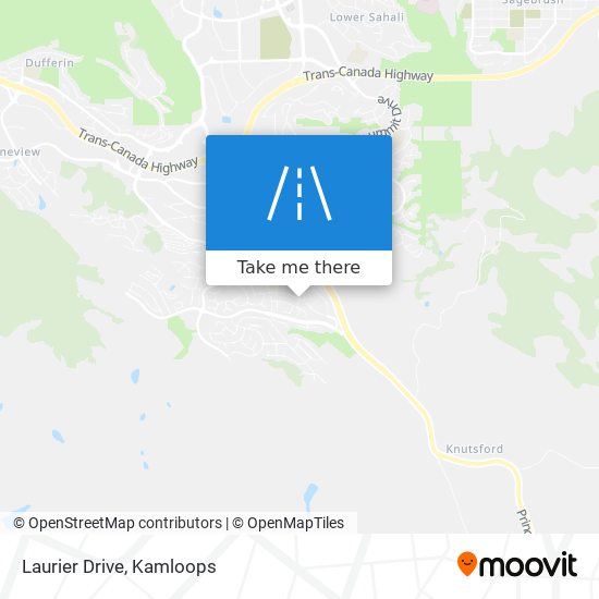 Laurier Drive map