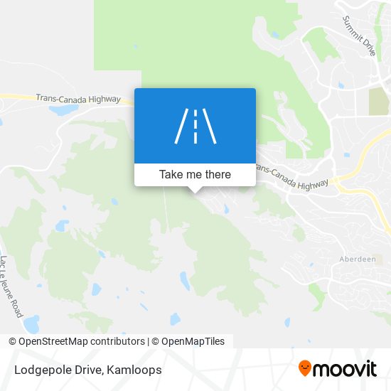 Lodgepole Drive map