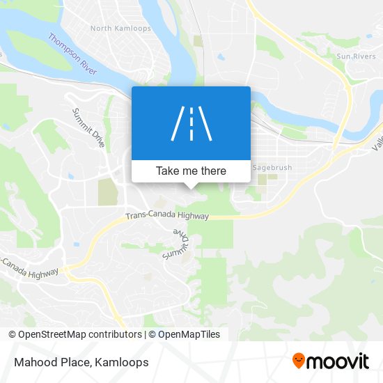 Mahood Place map