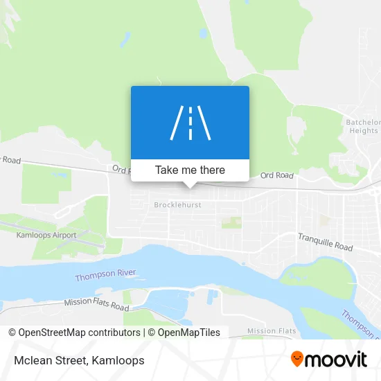 Mclean Street map
